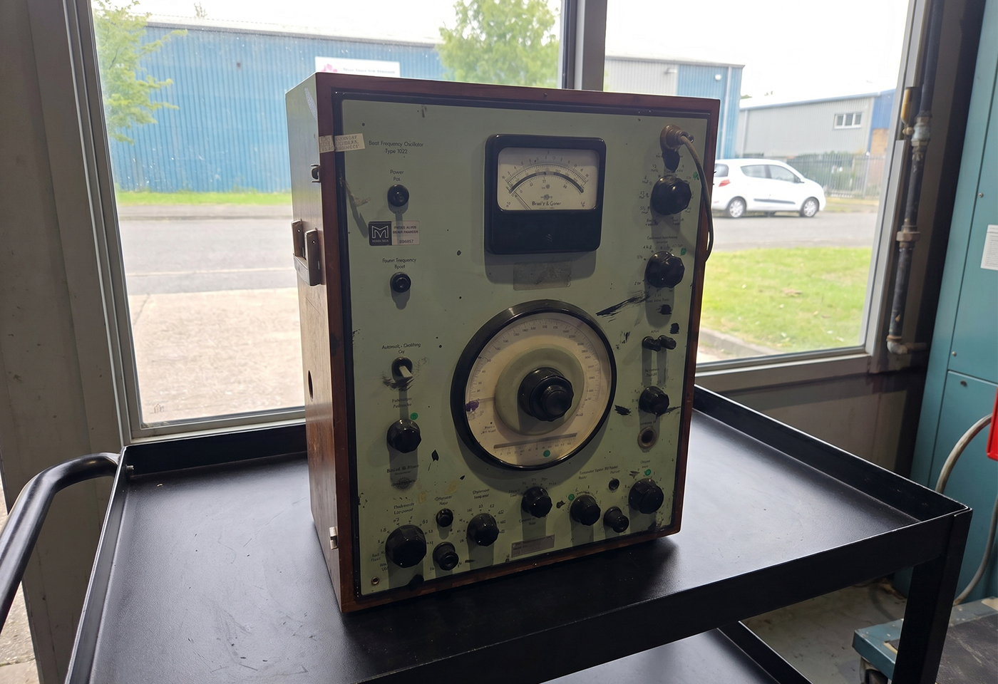 Final inspection of finished speaker cabinets before dispatch from Calne